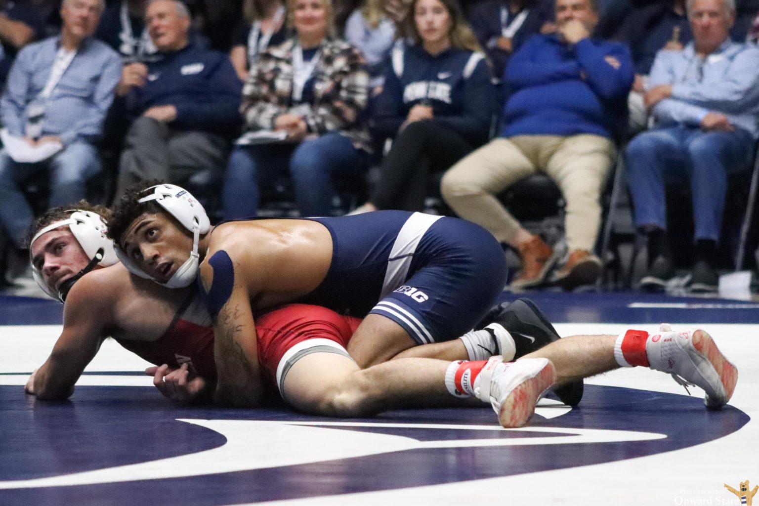 State College - Cunningham_Wrestling_vs_Lockhaven-5-scaled