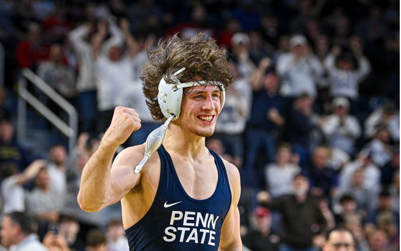 State College - levi haines big ten champ credit mark selders
