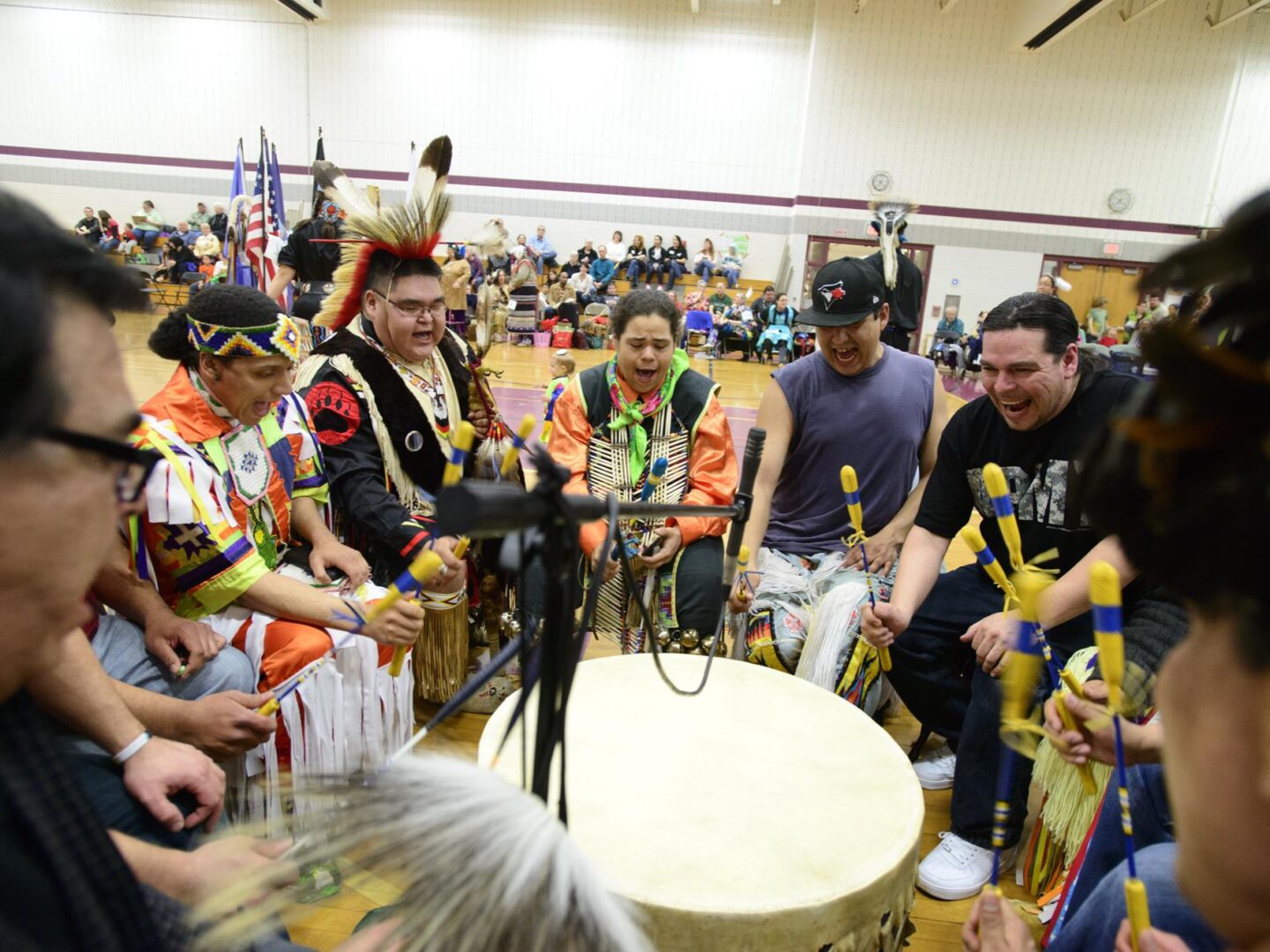 State College - powwow Drum credit michele bixby