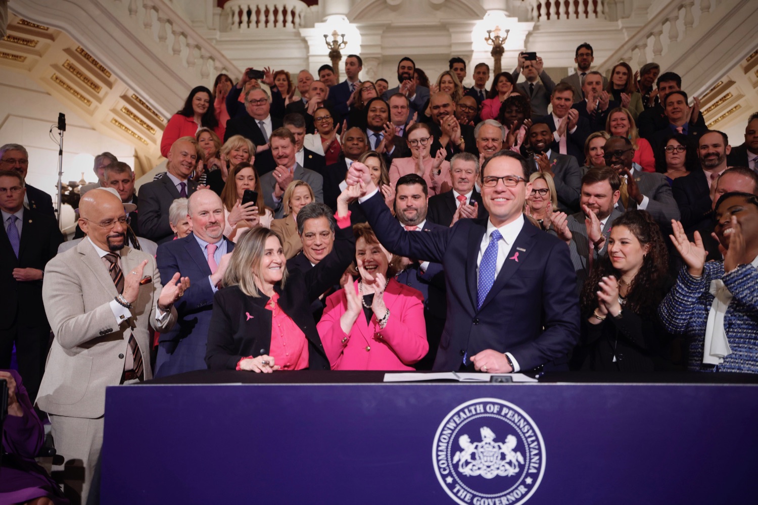 State College - shapiro ward bill signing