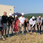 Penn State Football Players Help Celebrate Groundbreaking for New State College Food Bank Location