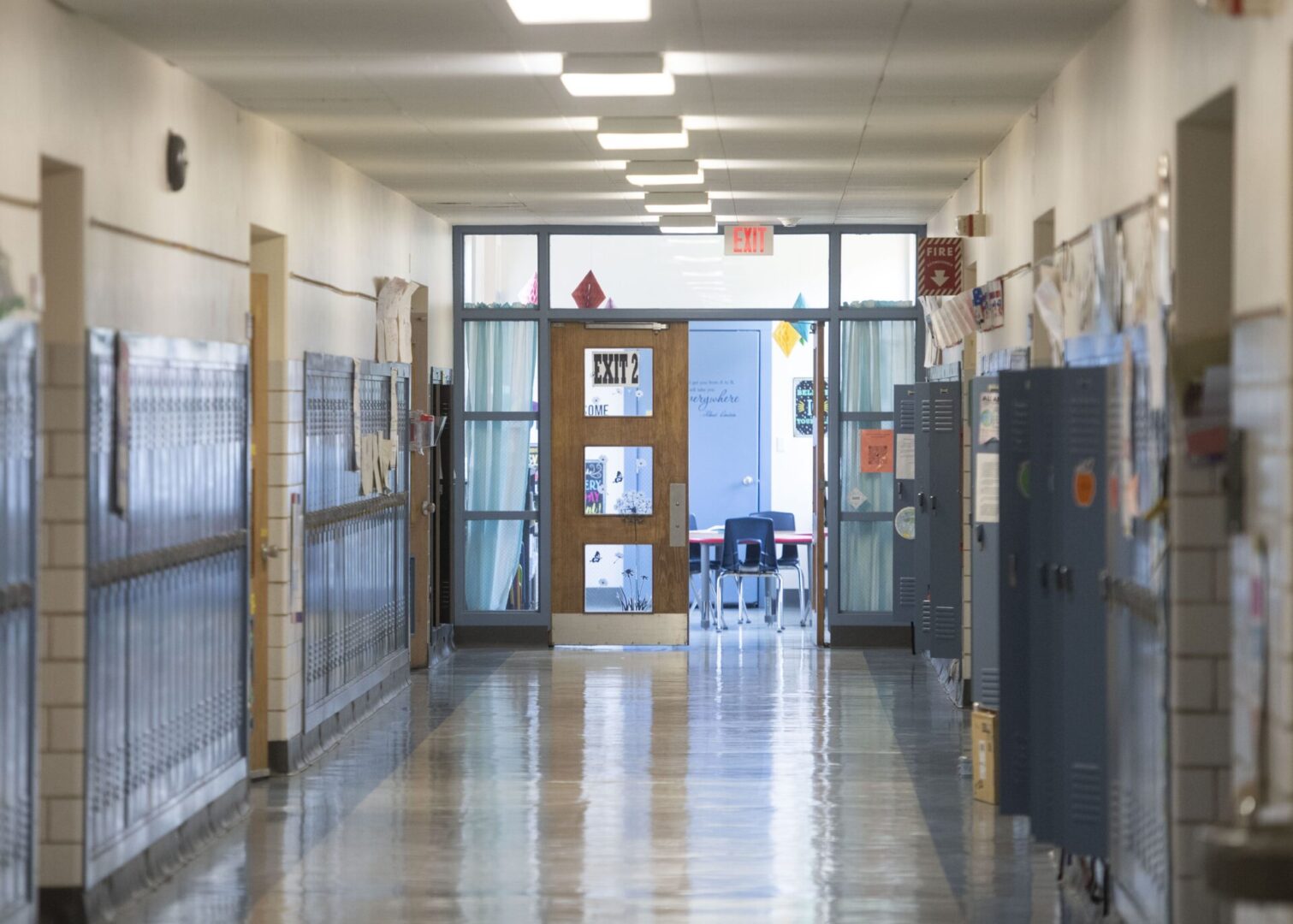 State College - school hallway spotlight nate smallwood