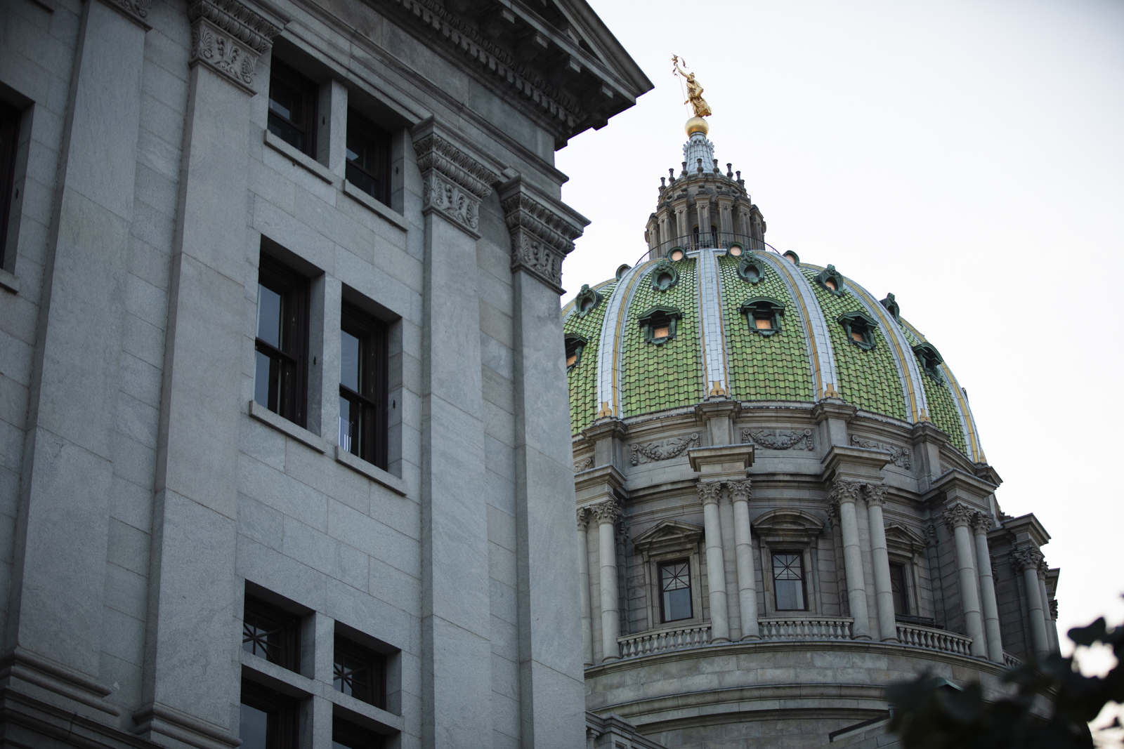 State College - Pennsylvania State Capitol building in Harrisburg on July 26, 2023.