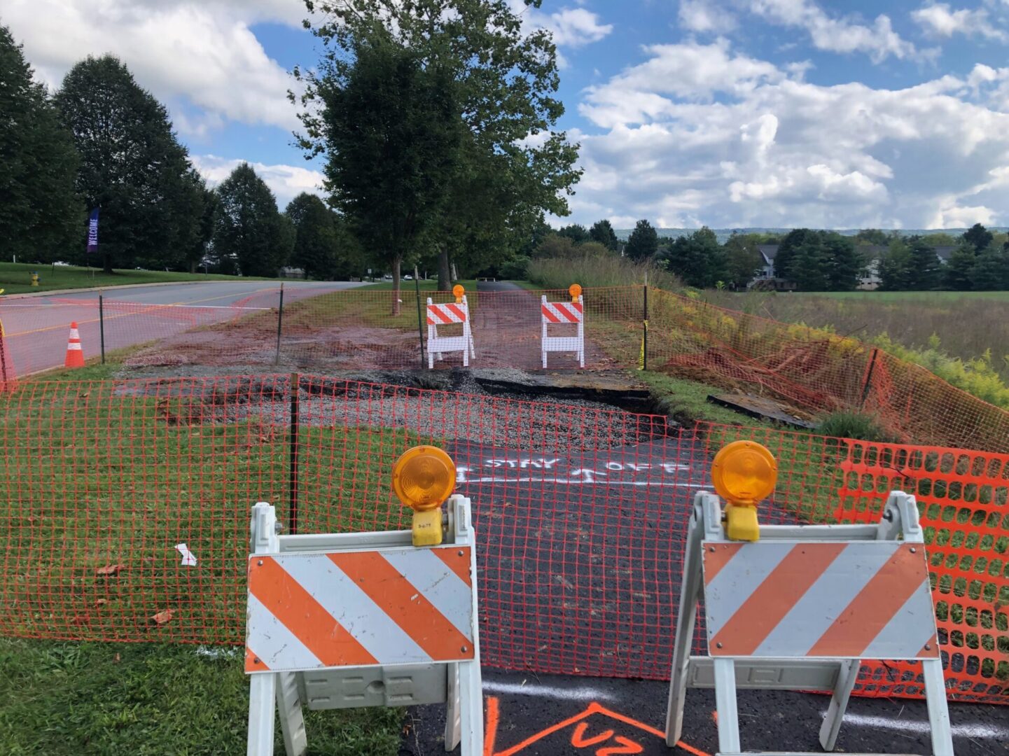 State College - blue course drive sinkhole 2