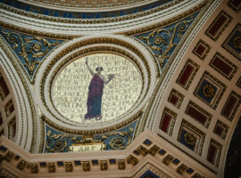 The interior of the Pennsylvania Capitol in Harrisburg.