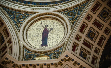 The interior of the Pennsylvania Capitol in Harrisburg.