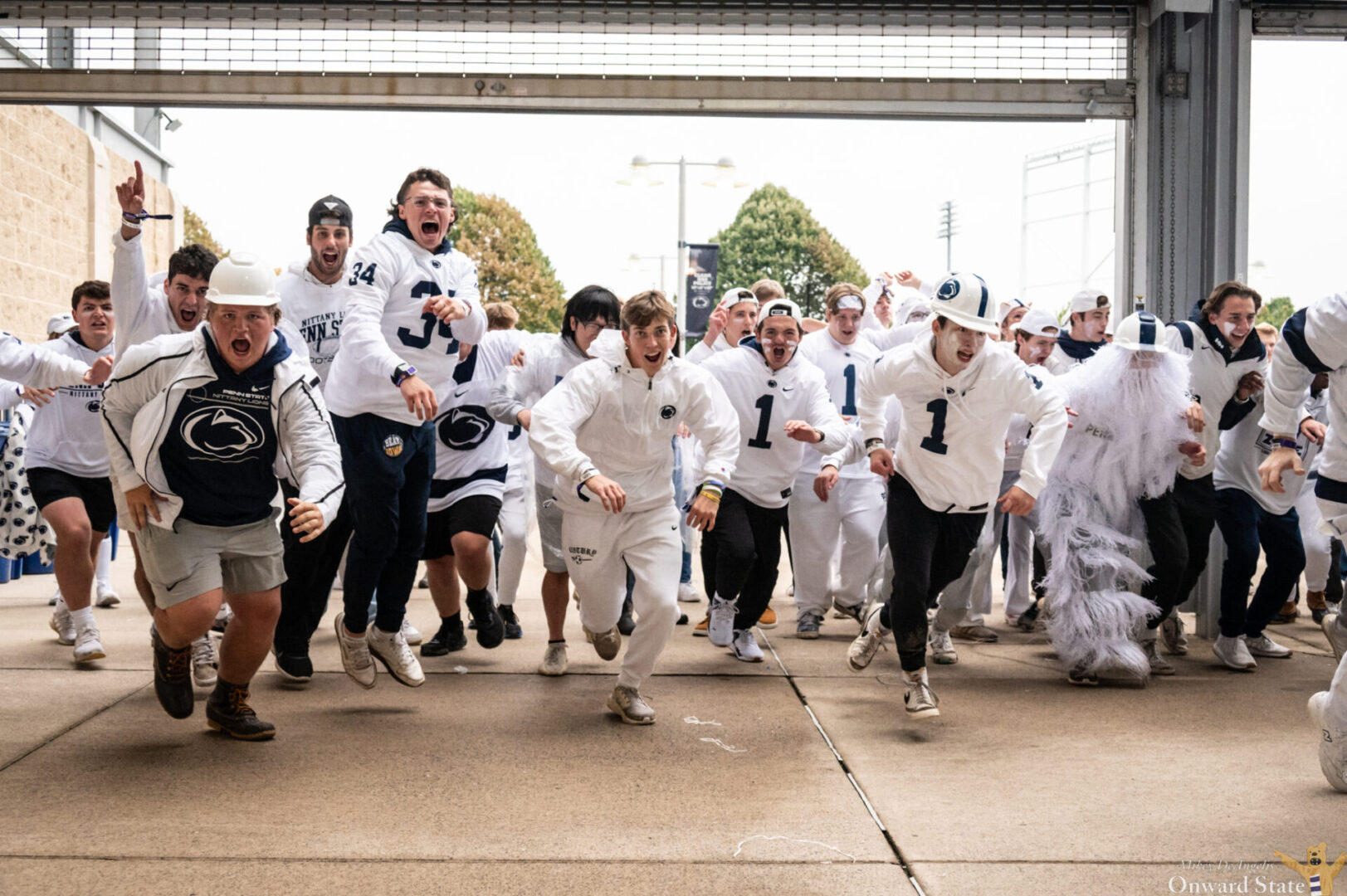 State College - nittanyville beaver stadium entry pre iowa mikey deangelis