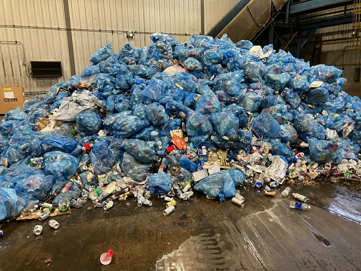 State College - Blue bags from PSU WVU