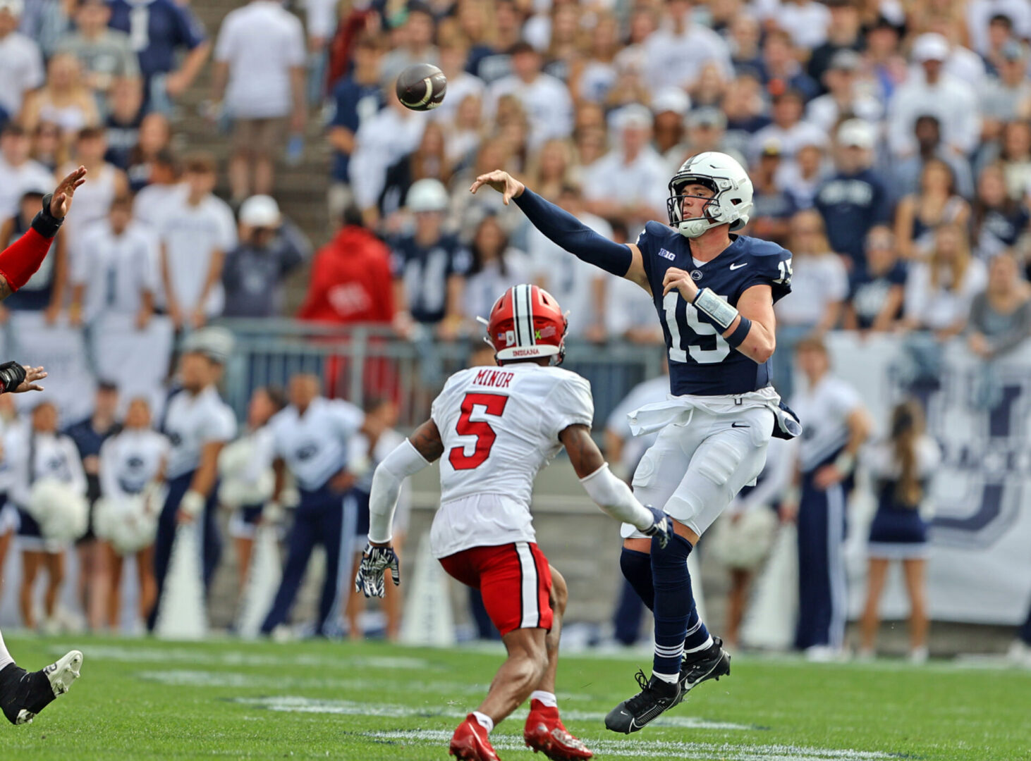 State College - Burdick Indiana 1st half Allar throws