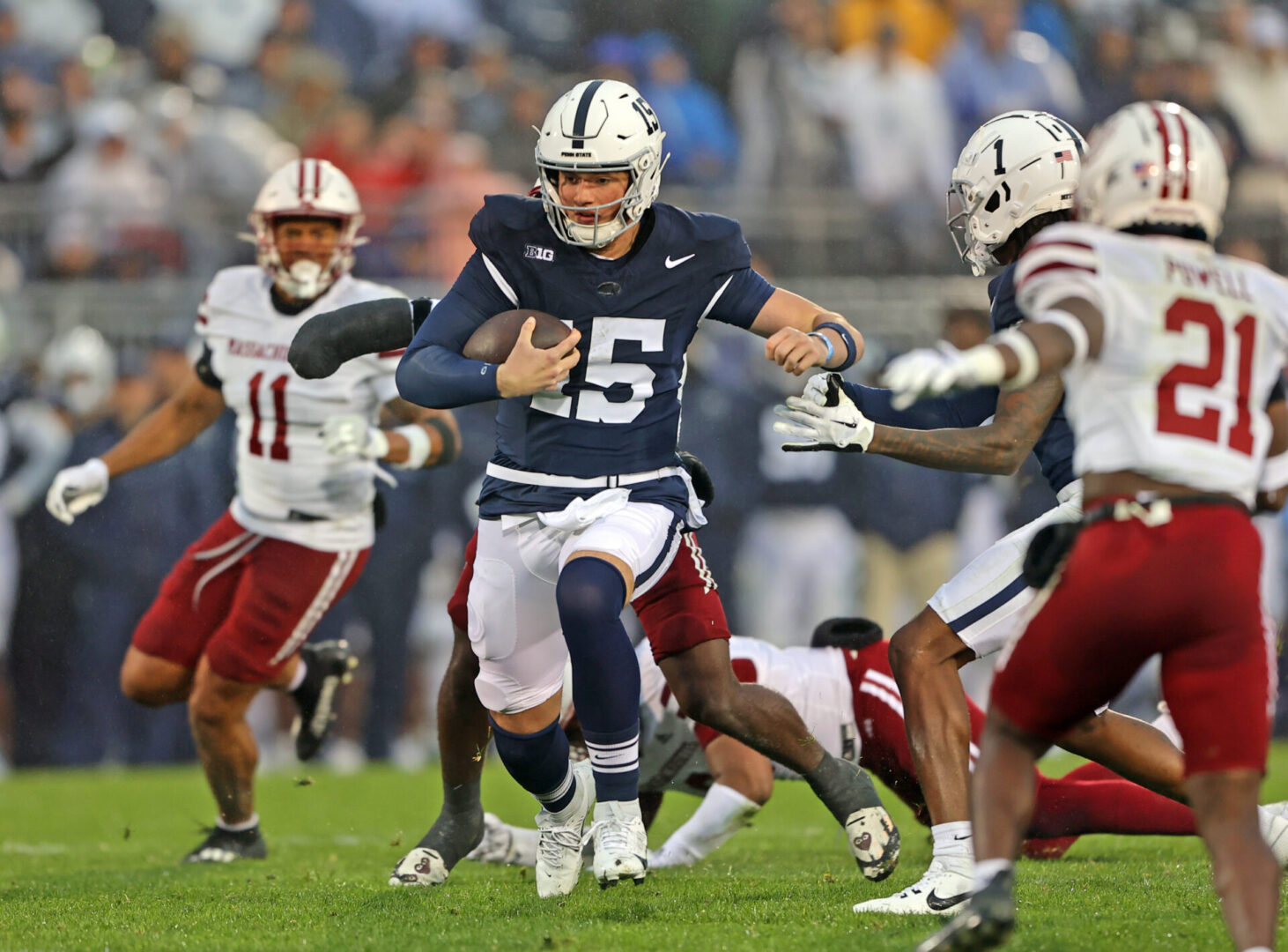 State College - Burdick UMass 2nd half Allar run