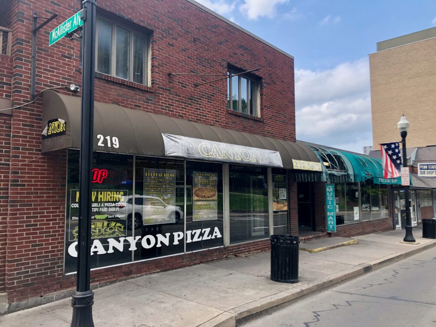 State College - canyon pizza