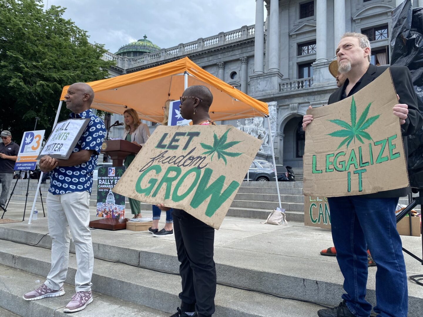 State College - legalize cannabis rally ed mahon spotlight