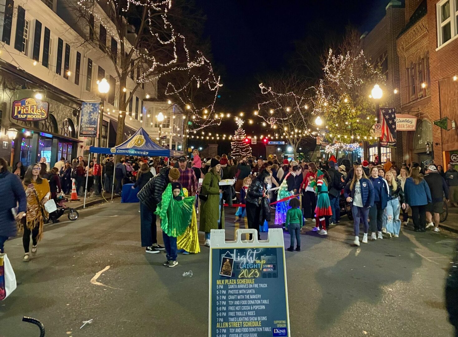 State College - light up night allen street 2