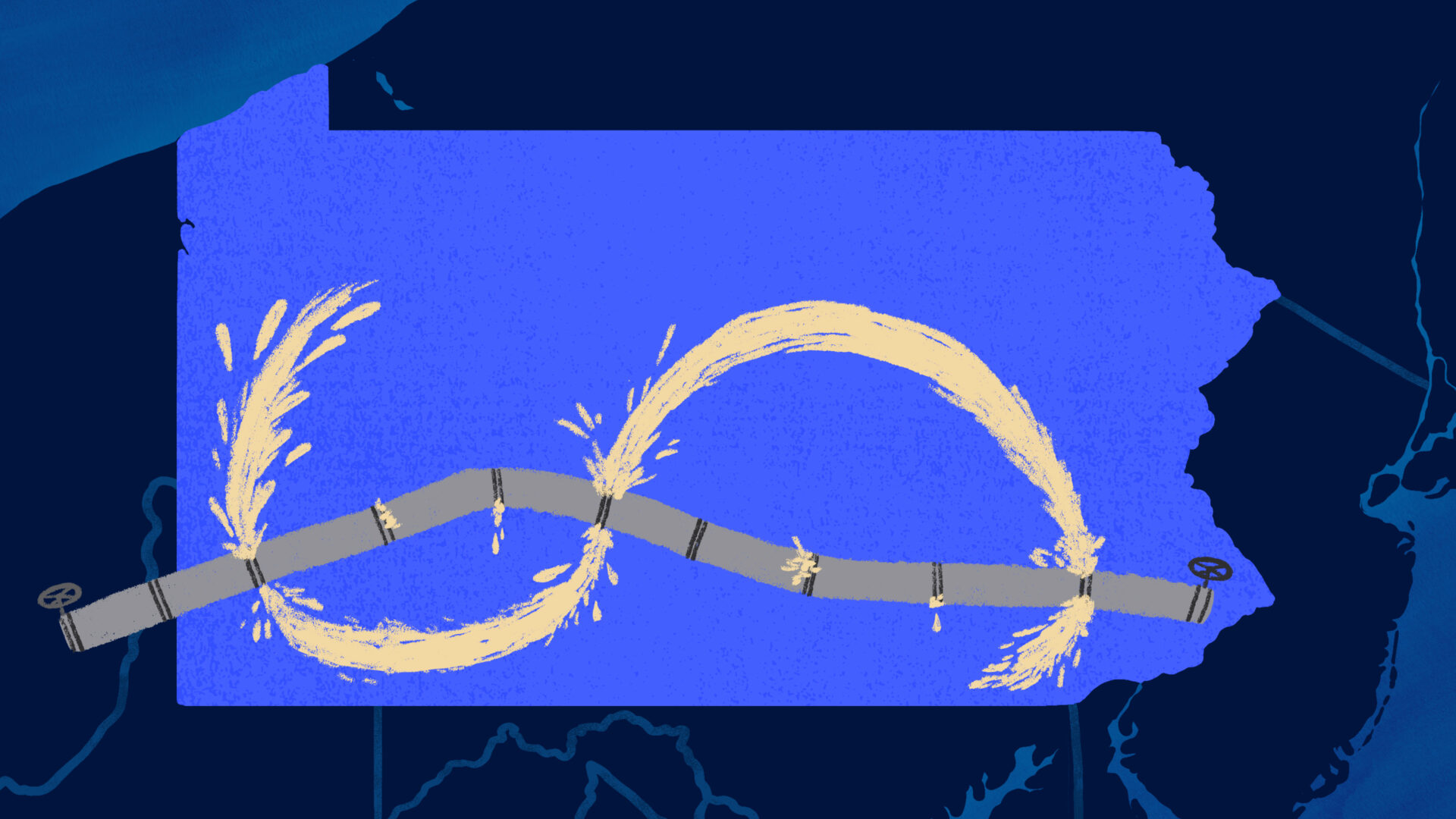 State College - mariner east II illustration daniel fishel