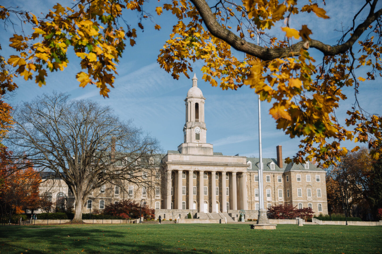 State College - SPOTLIGHT Old Main fall Georgianna Sutherland