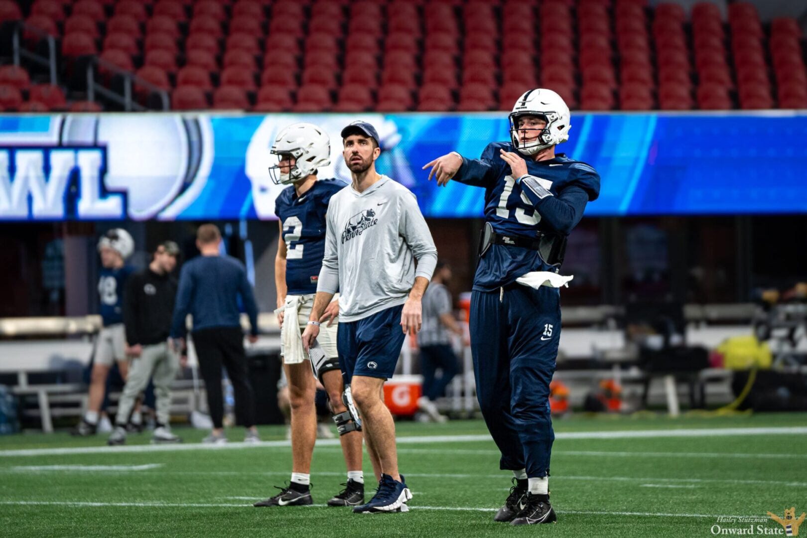 State College - allar peach bowl practice