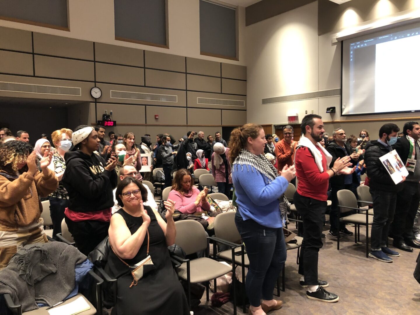 State College - gaza resolution meeting 2