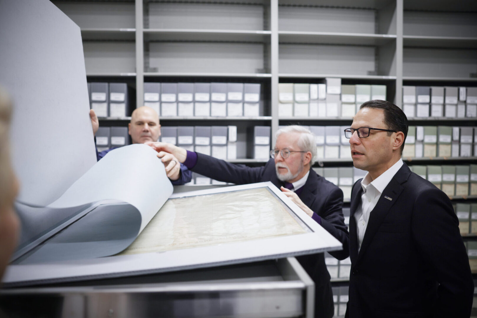 State College - Governor Shapiro, DGS Secretary McNeil, Pennsylvania Historical & Museum Commission Host Grand Opening of New State-of-the-Art Pennsylvania State Archives Building