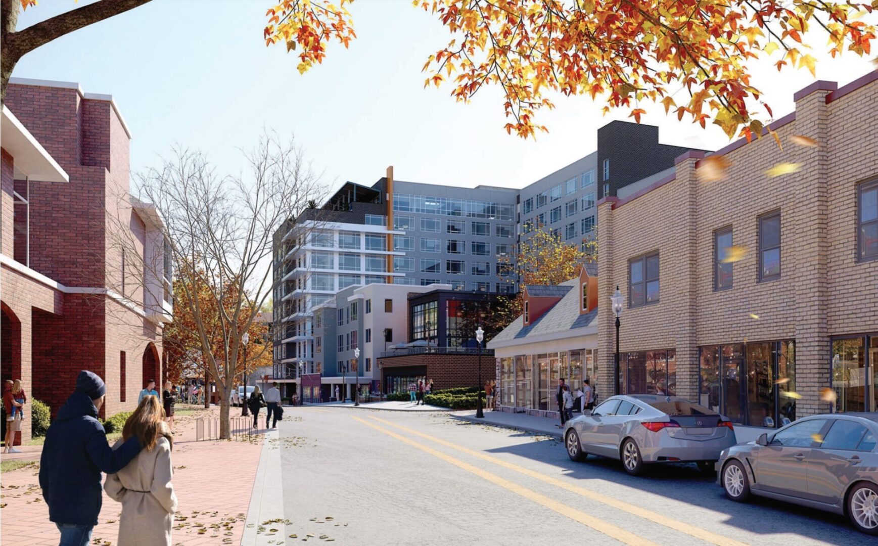 State College - town centre looking east