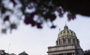 State College - Pennsylvania State Capitol building in Harrisburg on July 26, 2023.