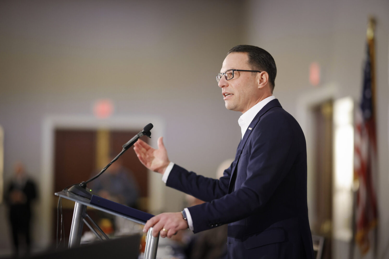 State College - Governor Shapiro Delivers Remarks at the Pennsylvania Press Club's November 2023 Luncheon