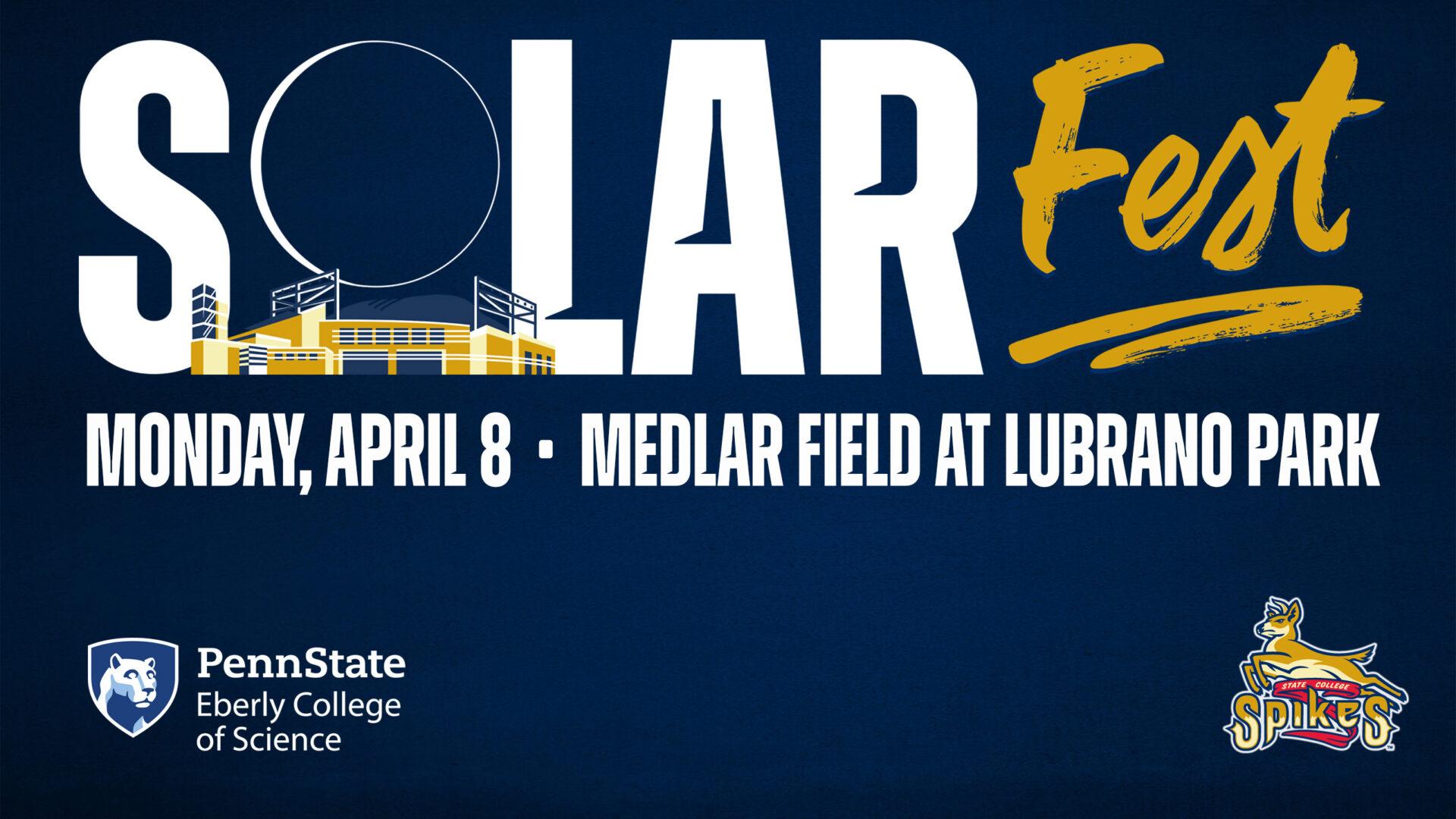 SolarFest: free solar eclipse event hosted by the Eberly College of Science  and State College Spikes in State College, PA | Event Calendar |  StateCollege.com