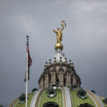 State College - Pennsylvania State Capitol building in Harrisburg on July 26, 2023.