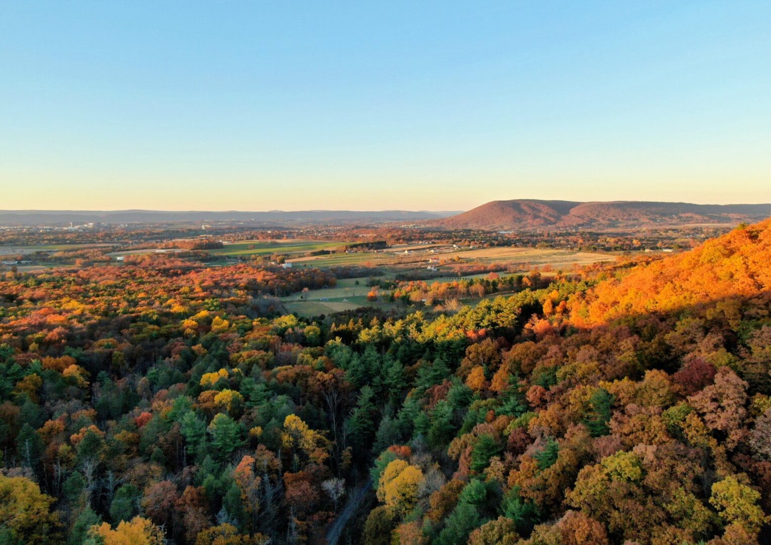 State College - centre county aerial spotlight abbey drey