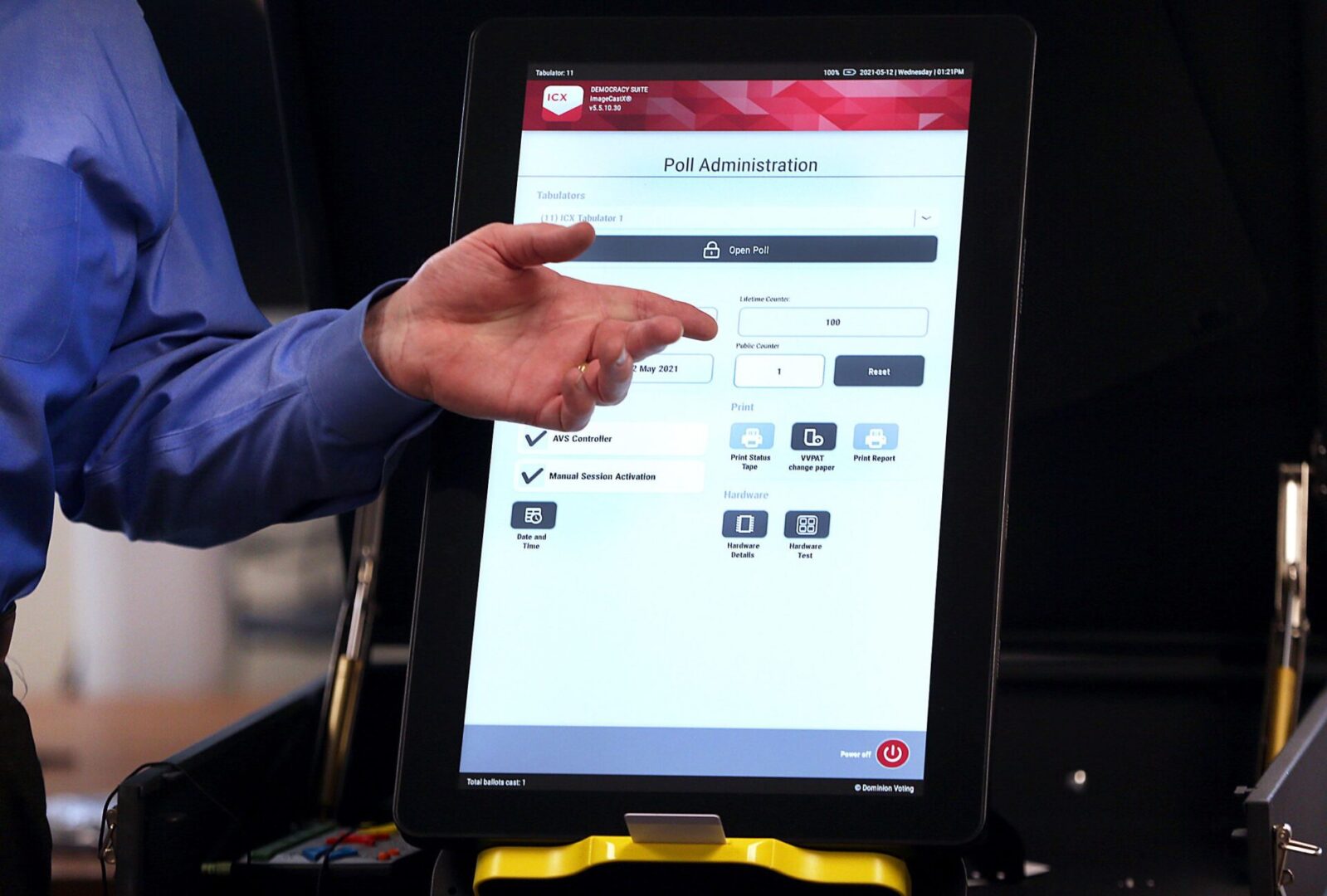 State College - luzerne county voting machine
