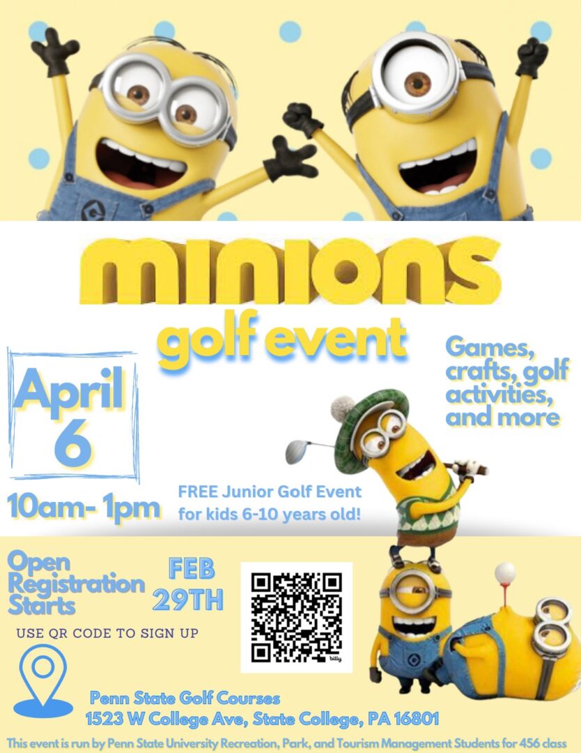 Minions Golf Event in State College, PA | Event Calendar | StateCollege.com