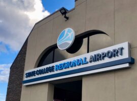 State College Regional Airport entrance on Feb. 10, 2024