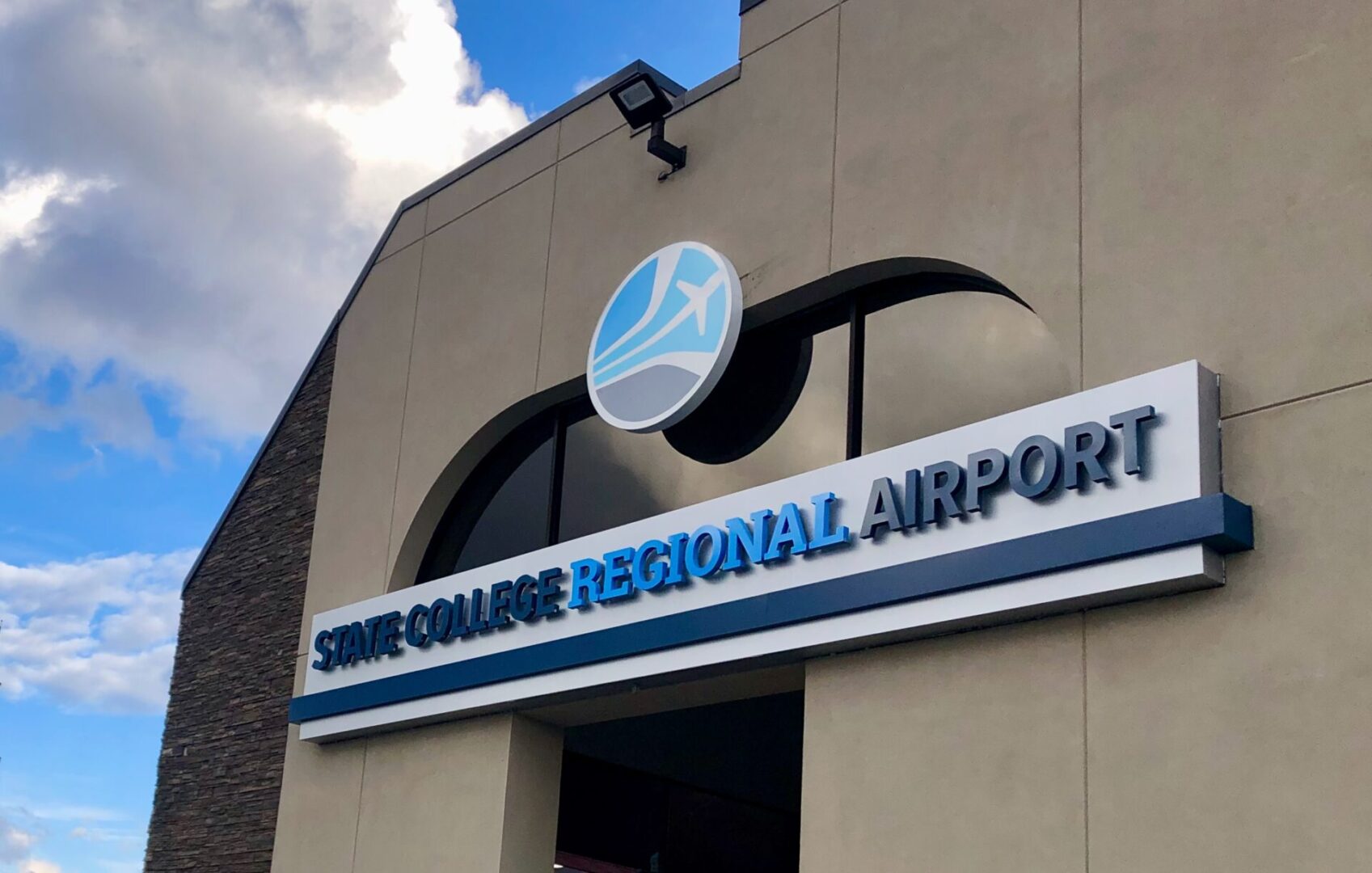 State College Regional Airport entrance on Feb. 10, 2024