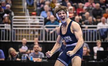 Nittany Lions roar to record-setting three-peat at NCAA wrestling championships