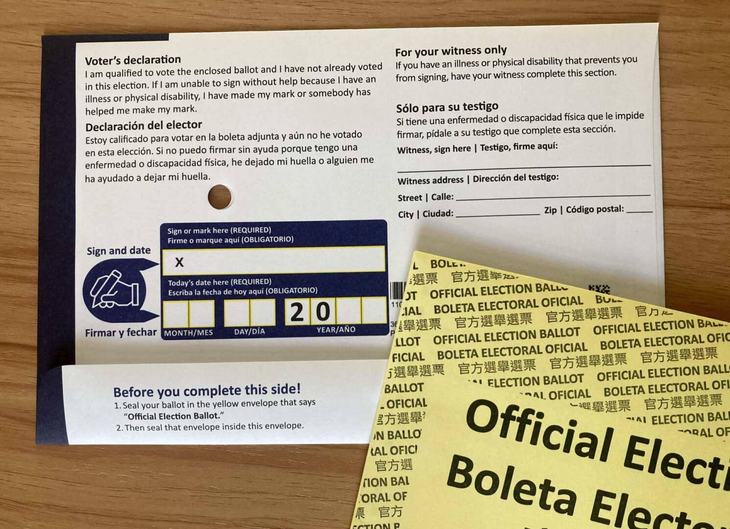 State College - 2024 primary mail ballot
