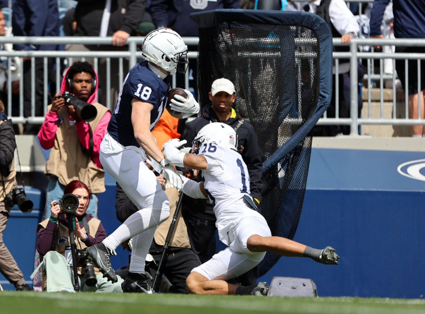 State College - BURDICK blue-white Joey Schlaffer Elliot Washington