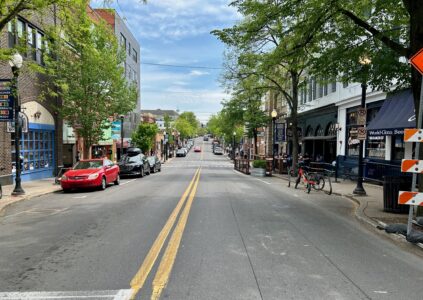 The 100 block of South Allen Street in State College on May 3, 2024.