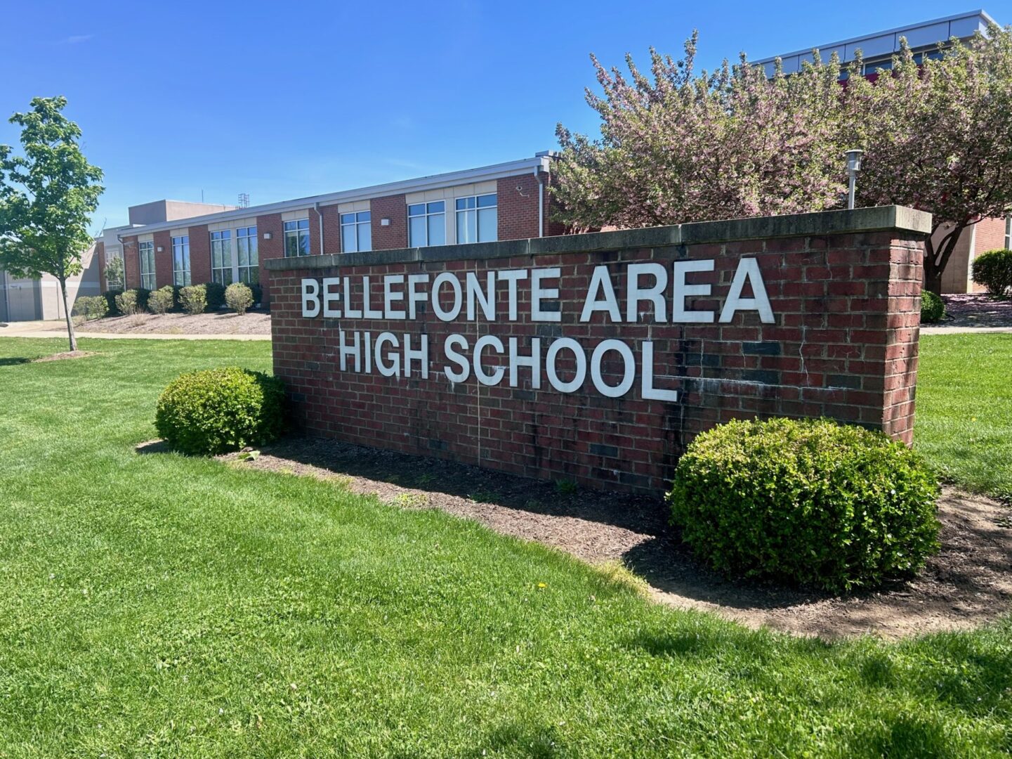 State College - bellefonte high school sign 2