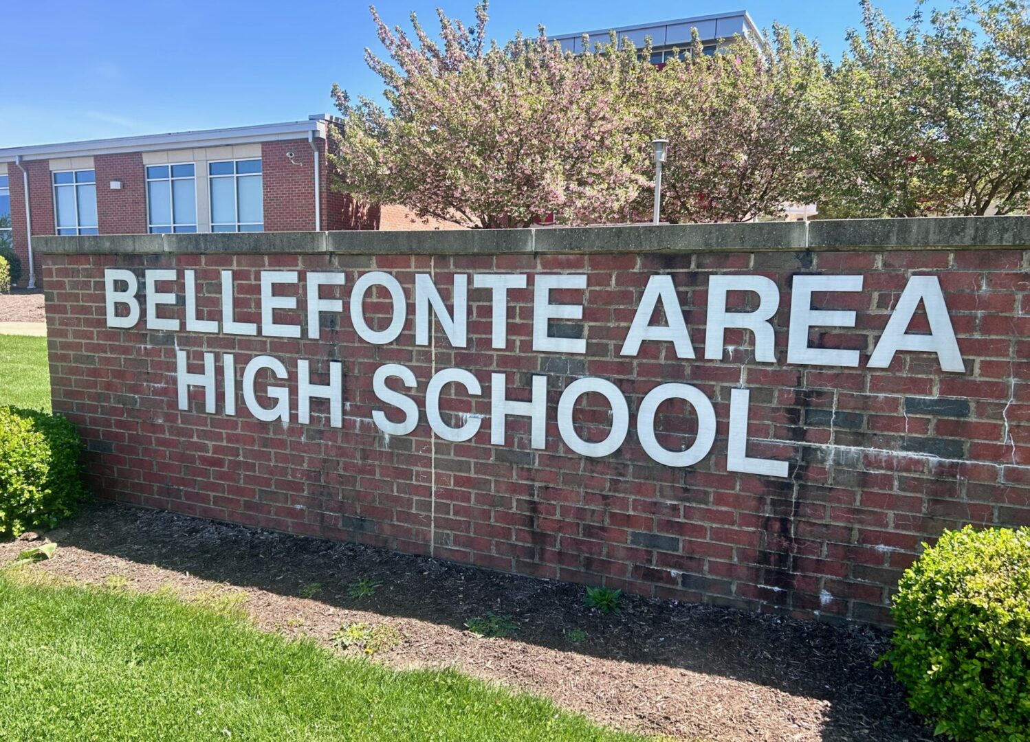State College - bellefonte high school sign