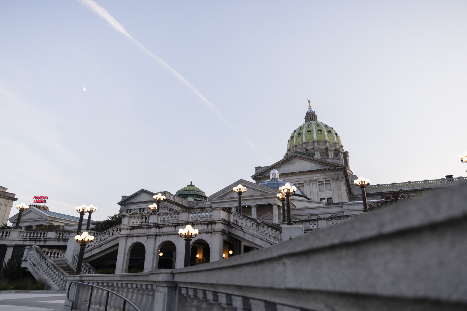 State College - Pennsylvania State Capitol building in Harrisburg on July 26, 2023.