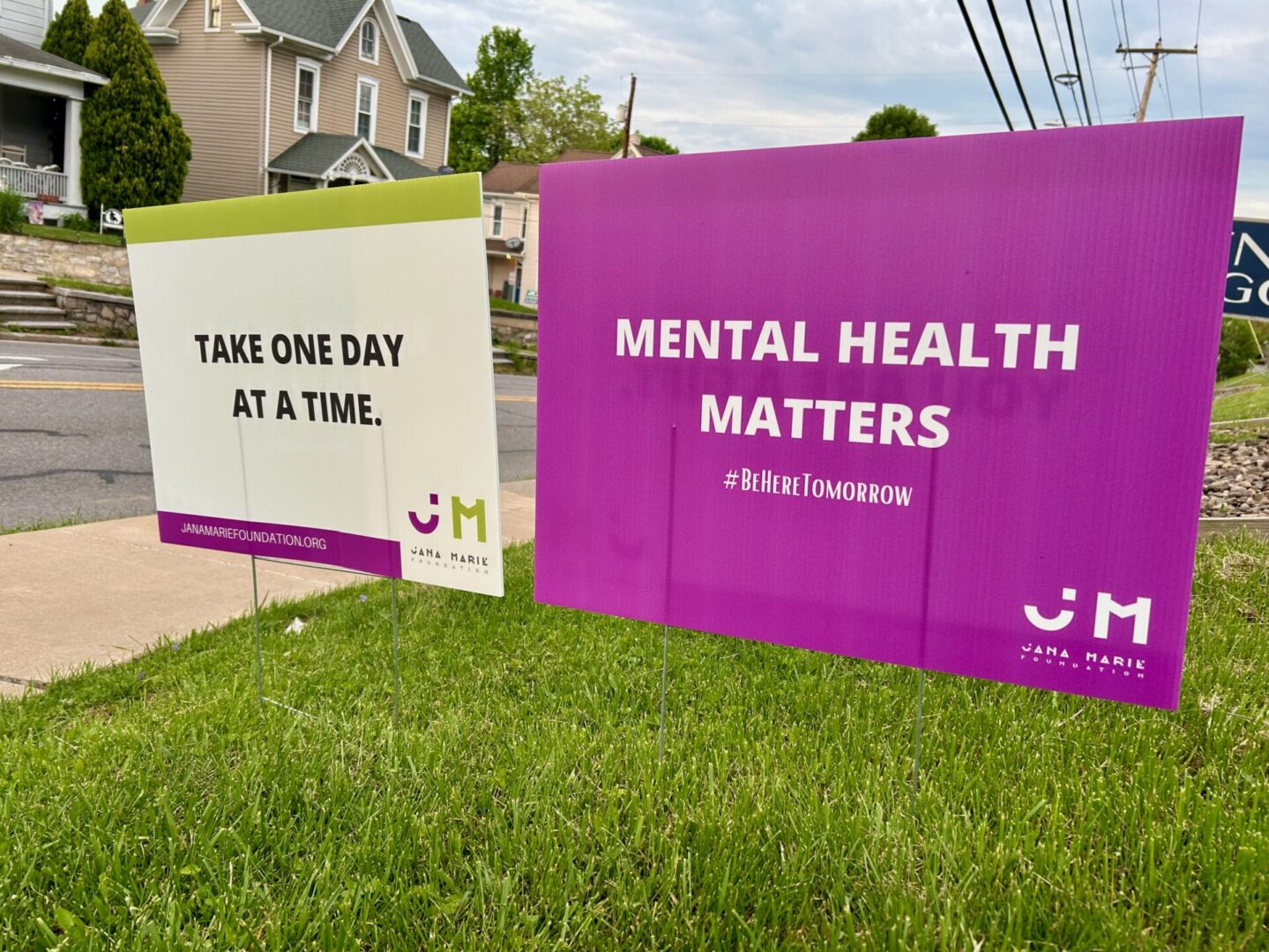 State College - jana marie mental health month signs