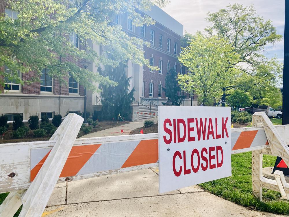 State College - sidewalk-closed