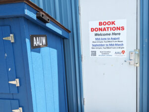 Book Workshop signage