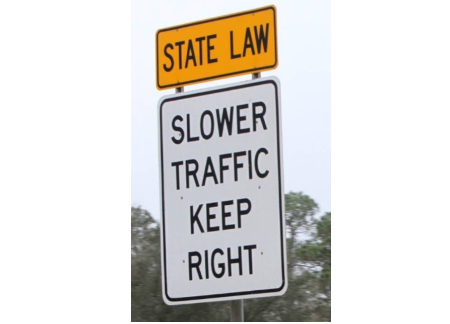 State College - slower traffic keep right