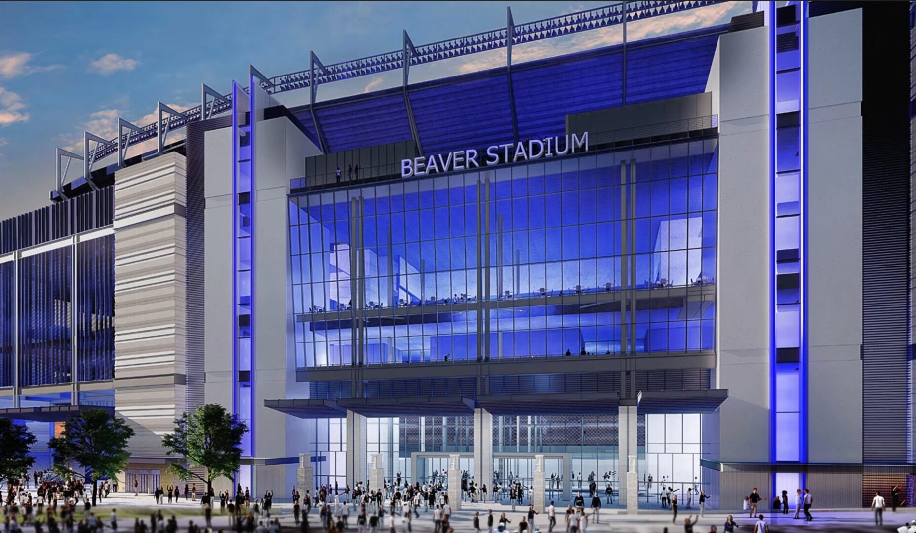 State College - beaver stadium west side