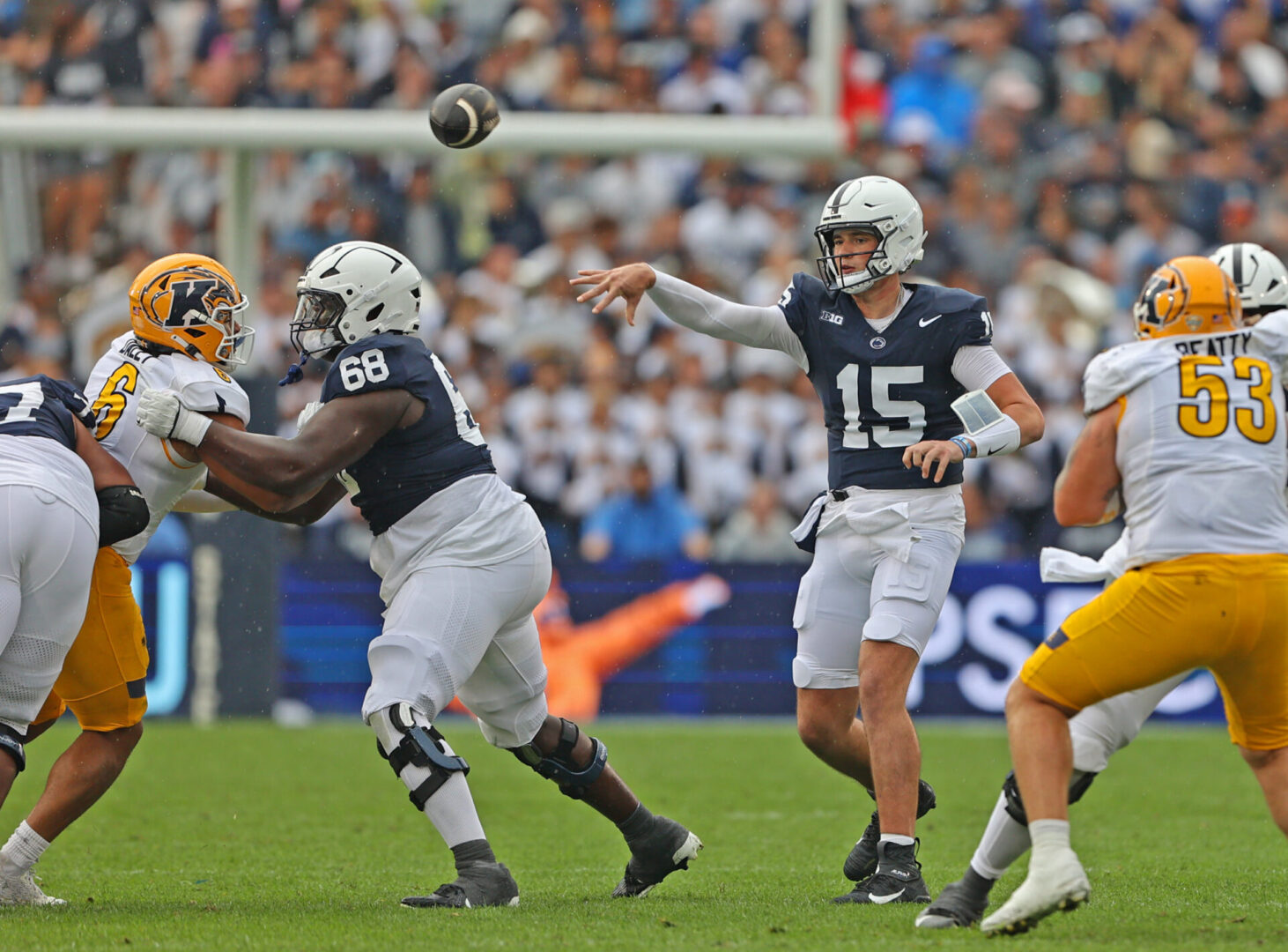State College - Burdick Kent State Drew Allar pass first half