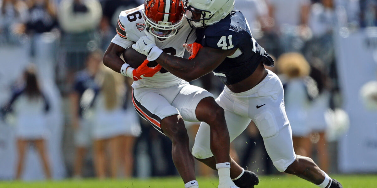 State College - Burdick BGSU Kobe King tackle 1st half