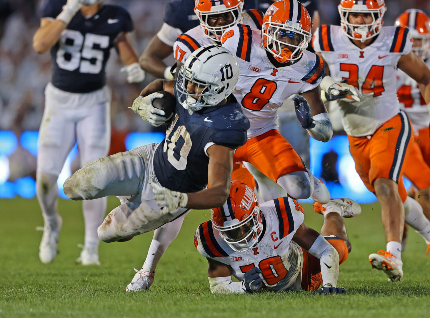 State College - burdick illinois nick singleton second half
