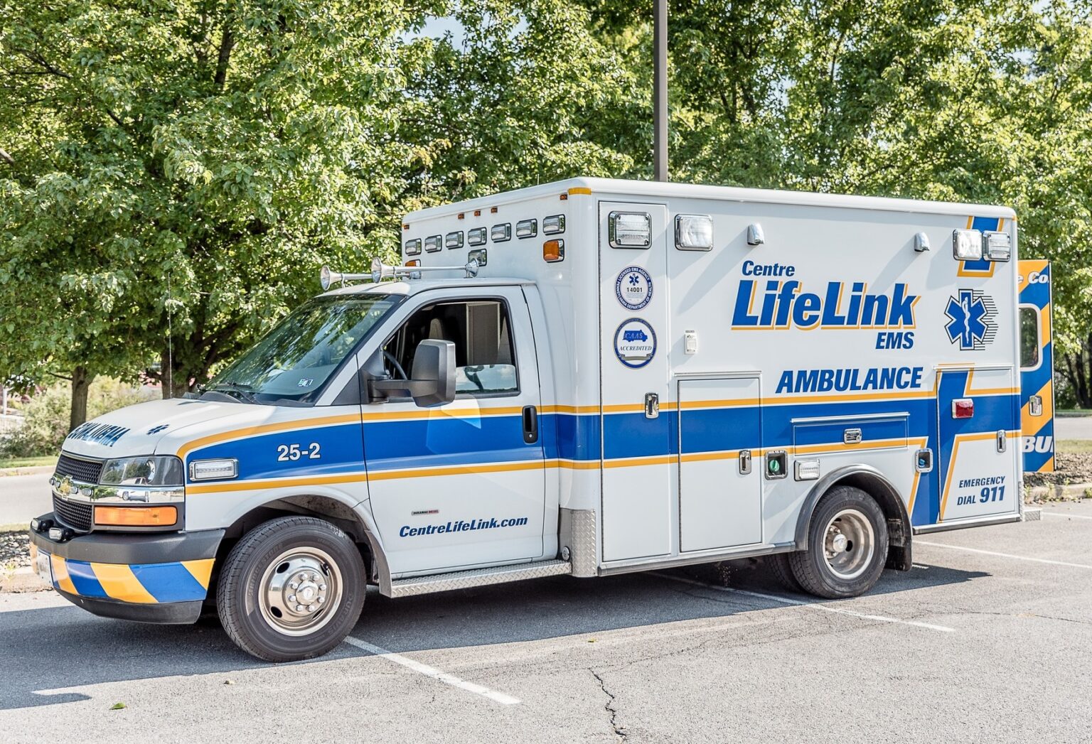 Centre LifeLink EMS Receives 175K State Grant for New Ambulance