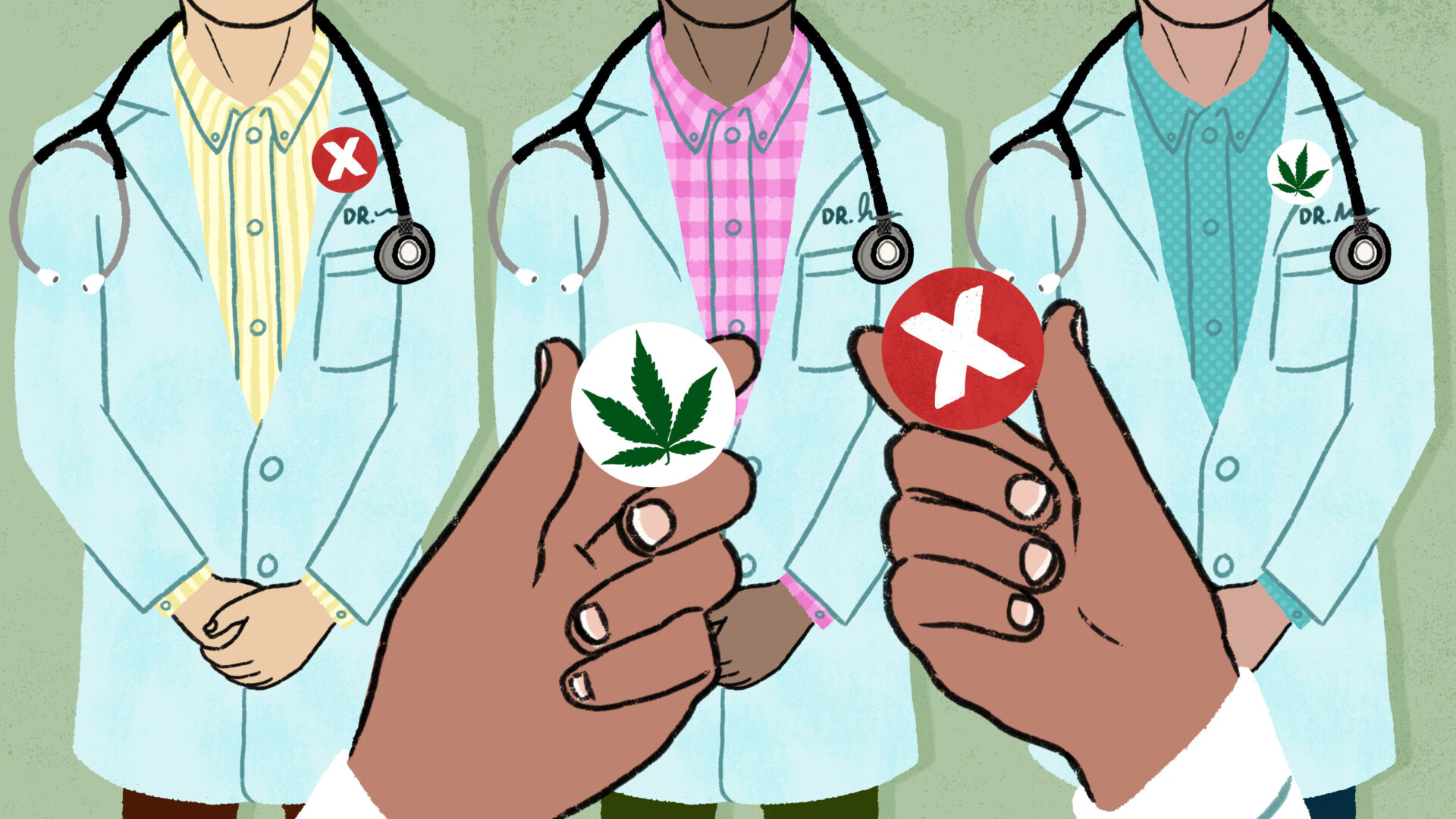 State College - medical marijuana doctor iillustration
