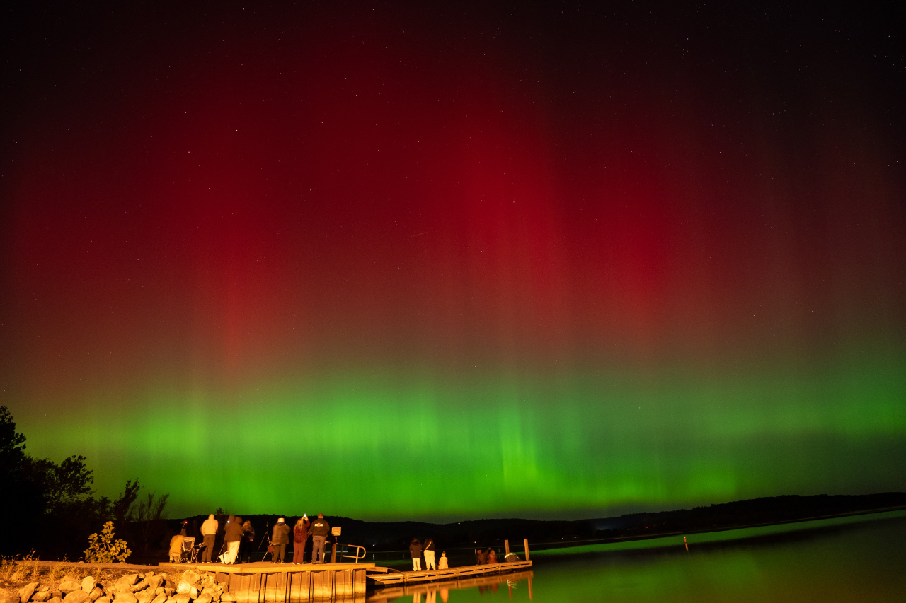 State College - northern Lights at Bald Eagle SP 1